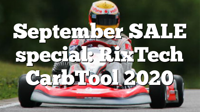 September SALE special: RixTech CarbTool 2020
